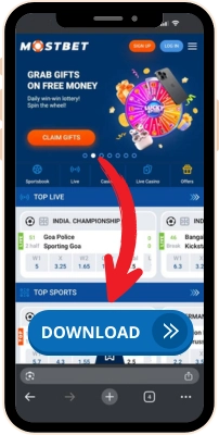Button download app Mostbet