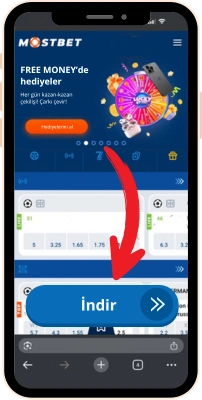 Mostbet uygulamasını indir butonu