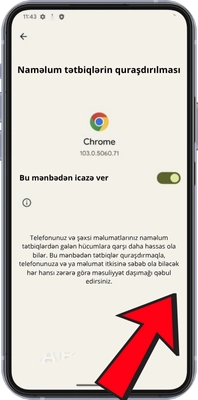 Quraşdırmaya icazə verin